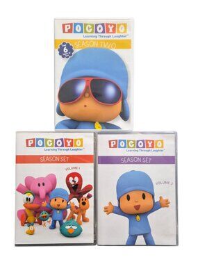 3 Pocoyo DVD Learning Through Laughter Season Set Vol 1 & 2, Season 2 (Disc 1)